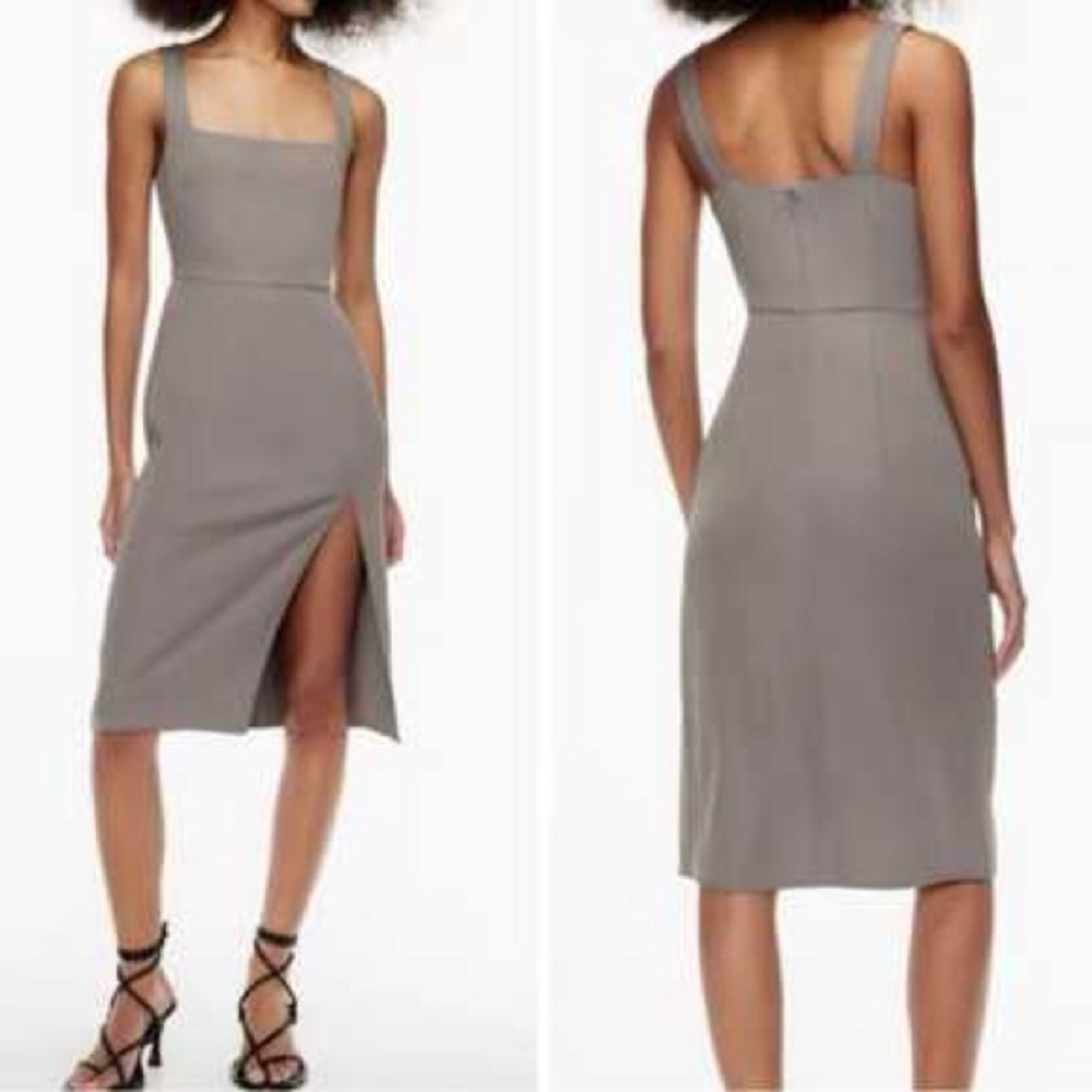 NWT Artizia Babaton Gray Sleeveless Dress